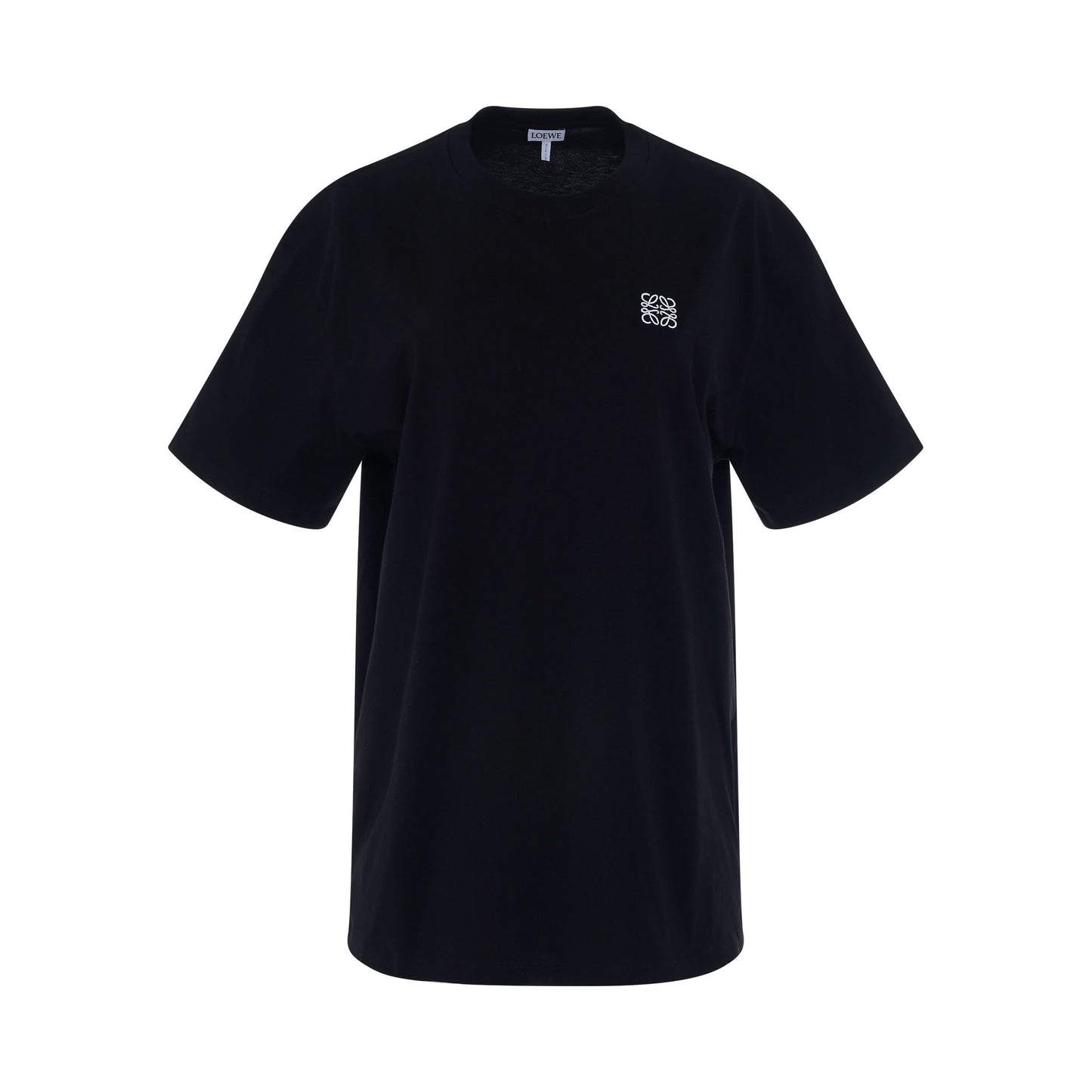 Anagram Logo T-Shirt in Cotton in Black