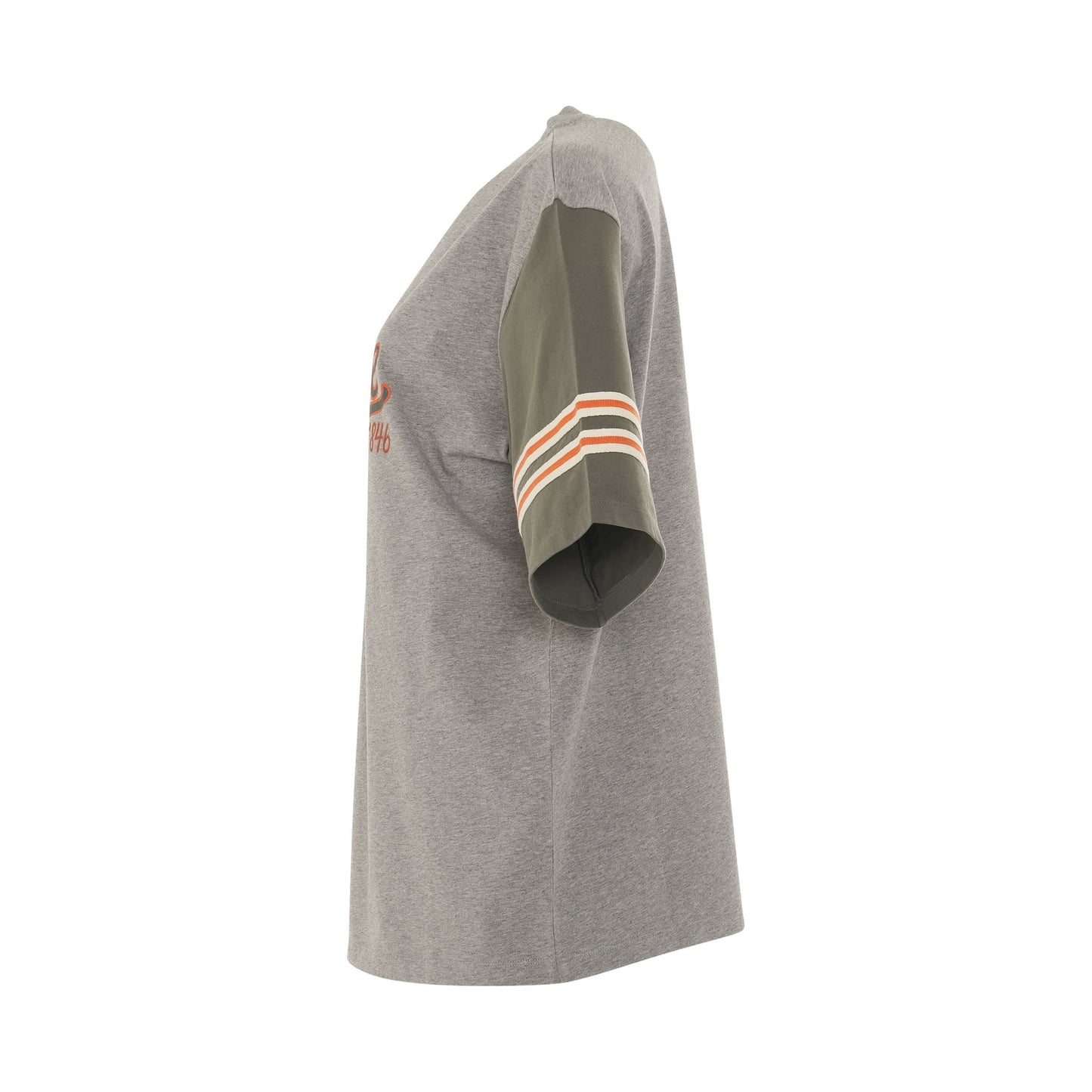 Loewe Cotton T-Shirt in Grey Melange