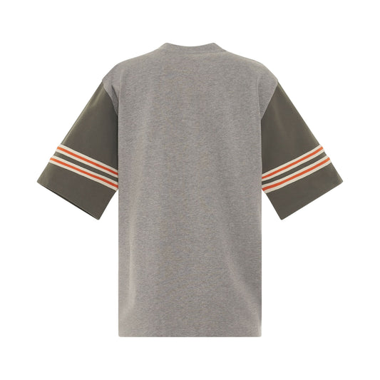 Loewe Cotton T-Shirt in Grey Melange