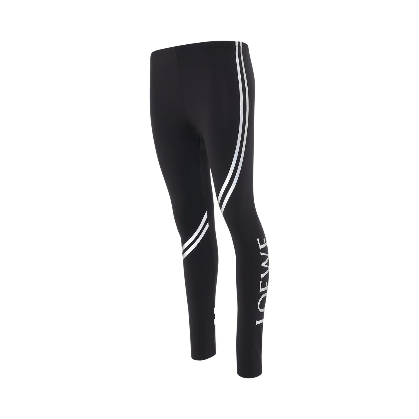 Logo Polyamide Leggings in Black