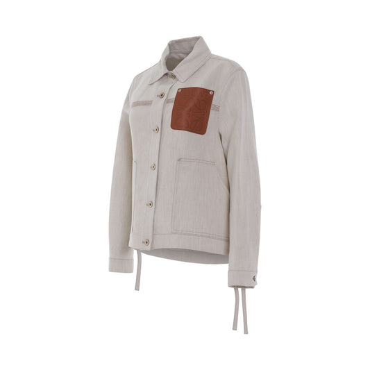 Workwear Jacket in Ecru