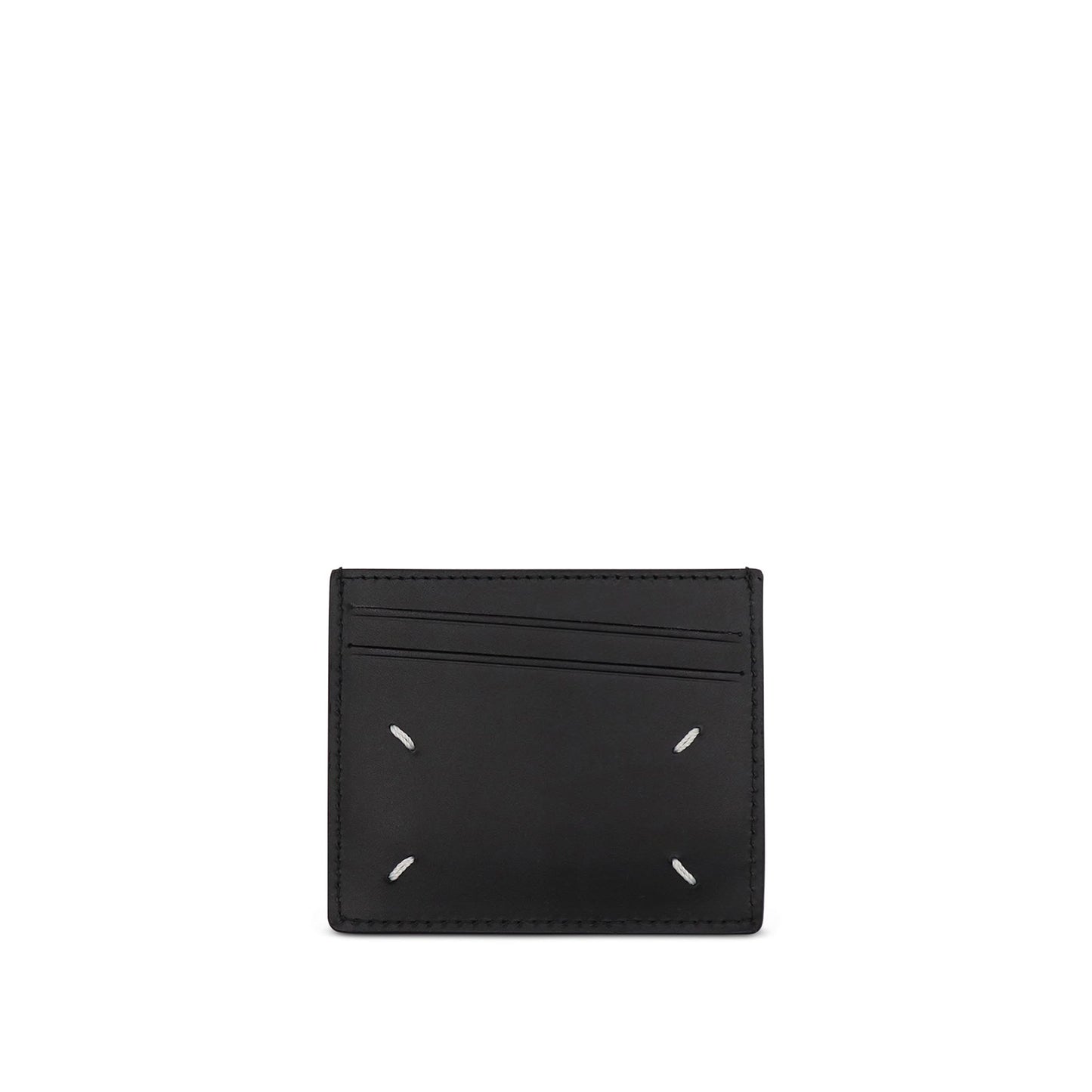 Four Stitch Cardholder in Black