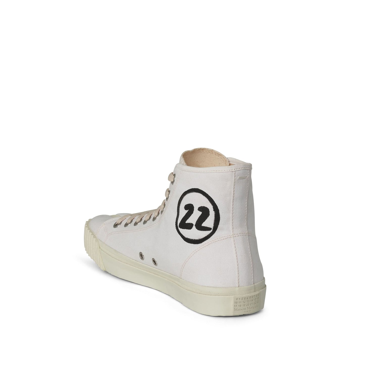 Tabi High Top Sneaker in White