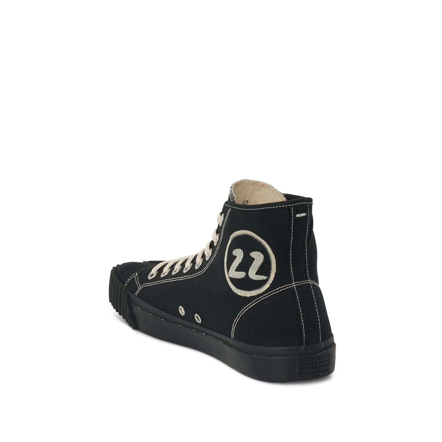 Tabi High Top Sneaker in Black