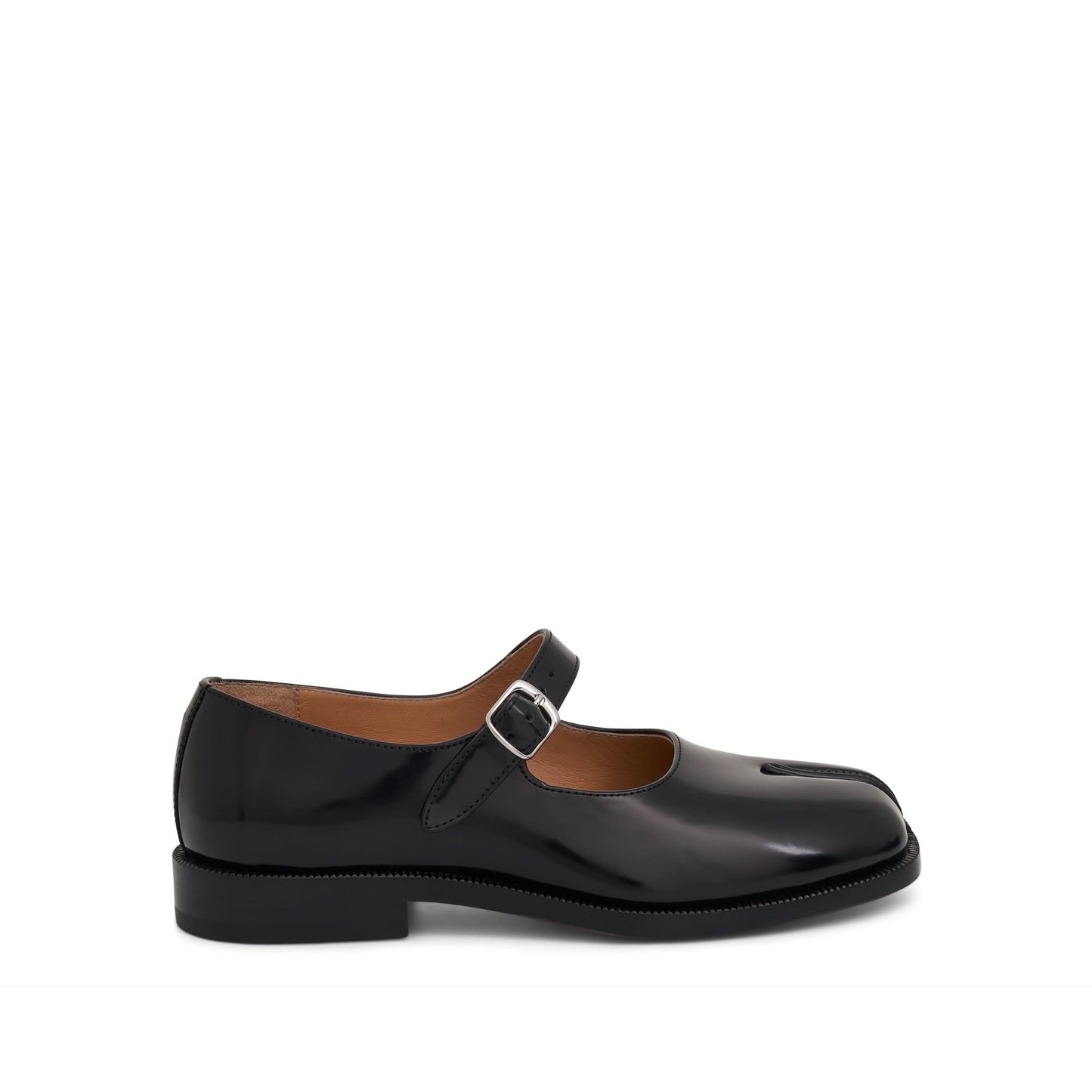 Tabi Mary Janes with Strap in Black