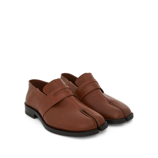 Tabi Collapsable Heel Loafer in Copper Brown