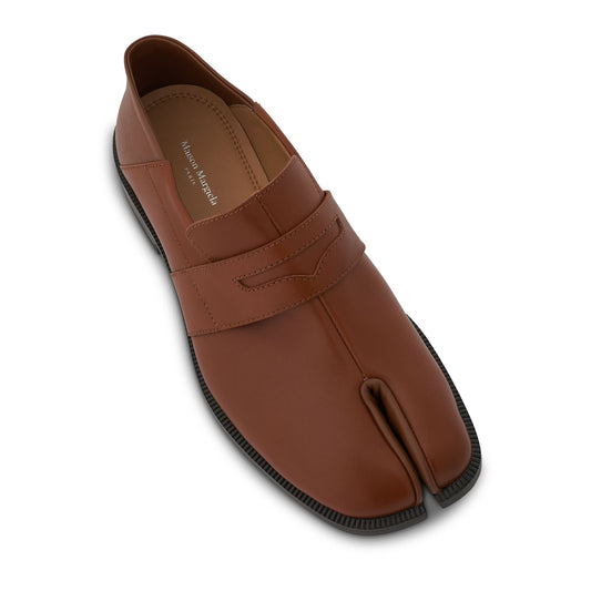 Tabi Collapsable Heel Loafer in Copper Brown