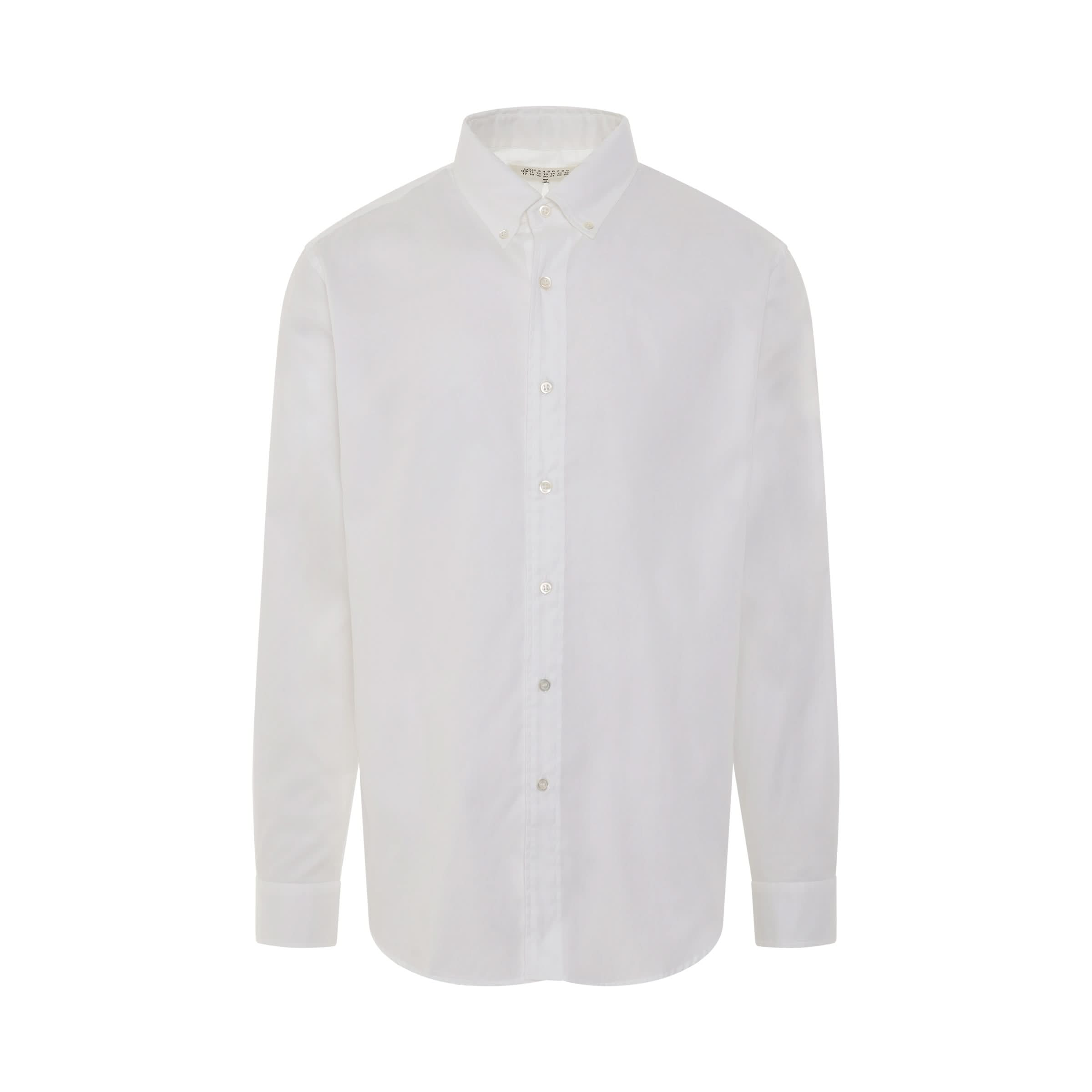 1 Pocket Denim Shirt in White