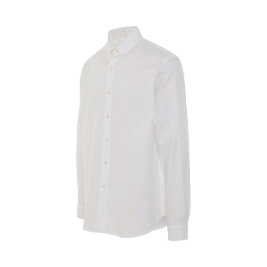 1 Pocket Denim Shirt in White