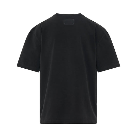 Oversize Four Stitch T-Shirt in Anthracite