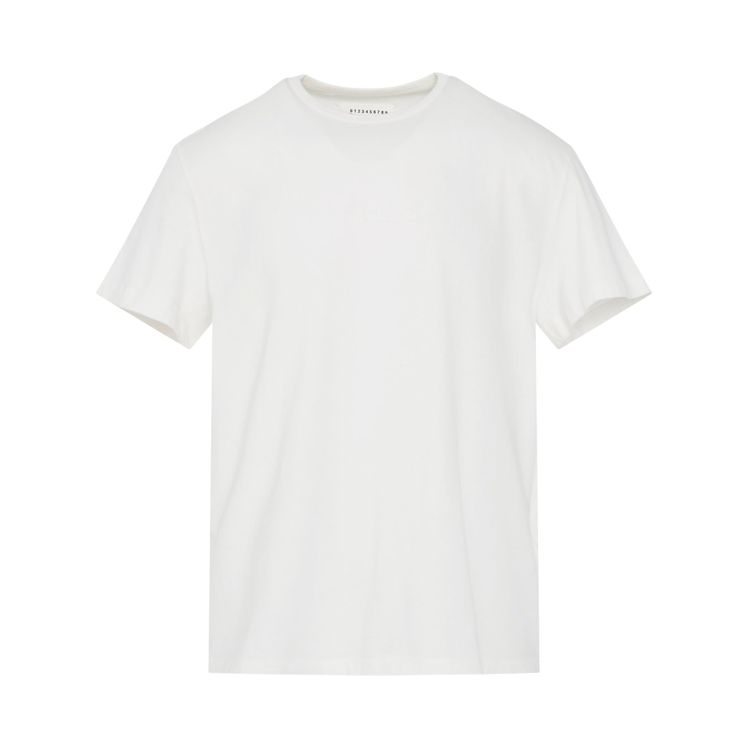 Reverse Logo T-Shirt in Off White