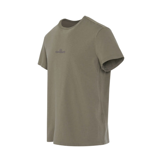 Reverse Logo T-Shirt in Stone Grey