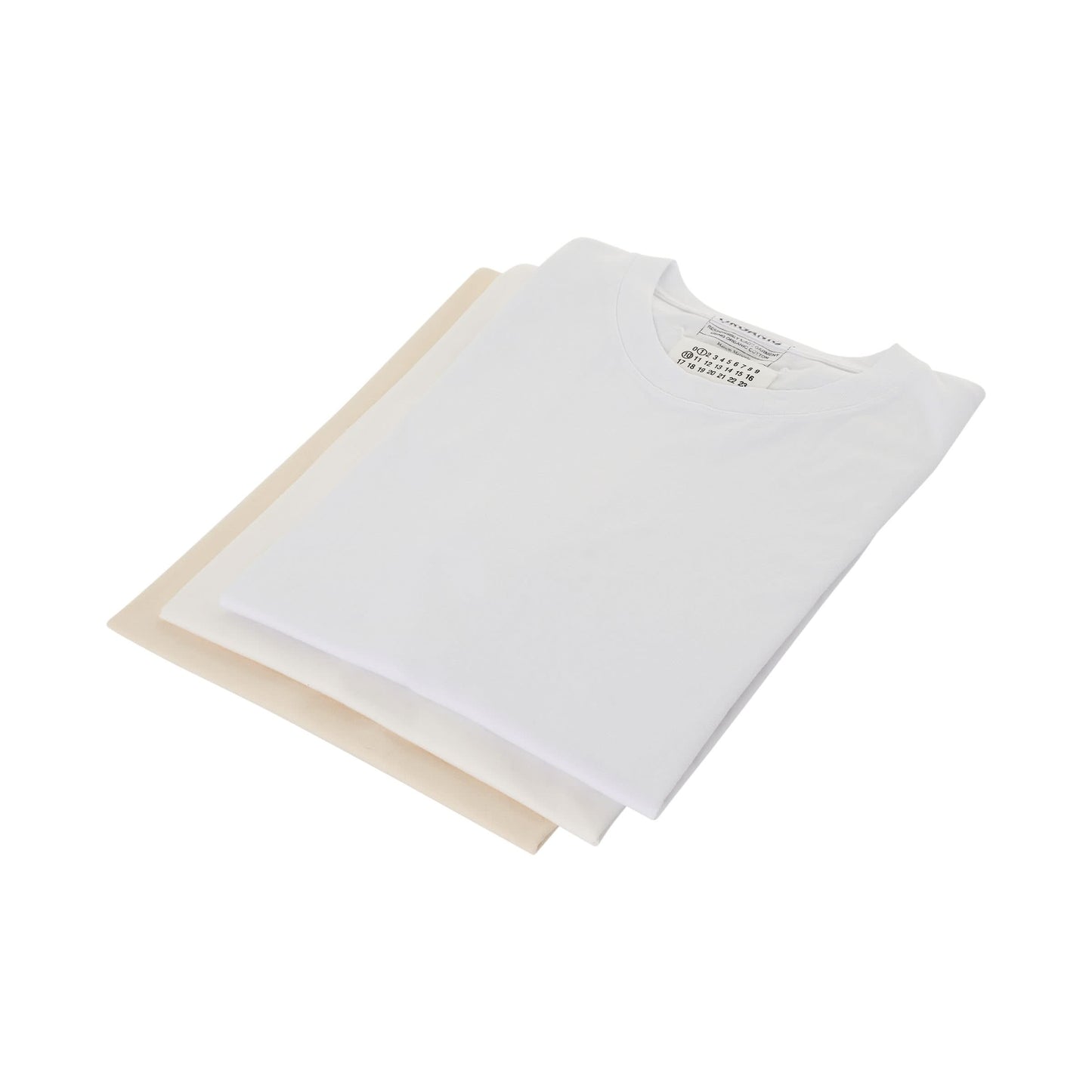 Tri-Pack T-Shirt in Shades of White