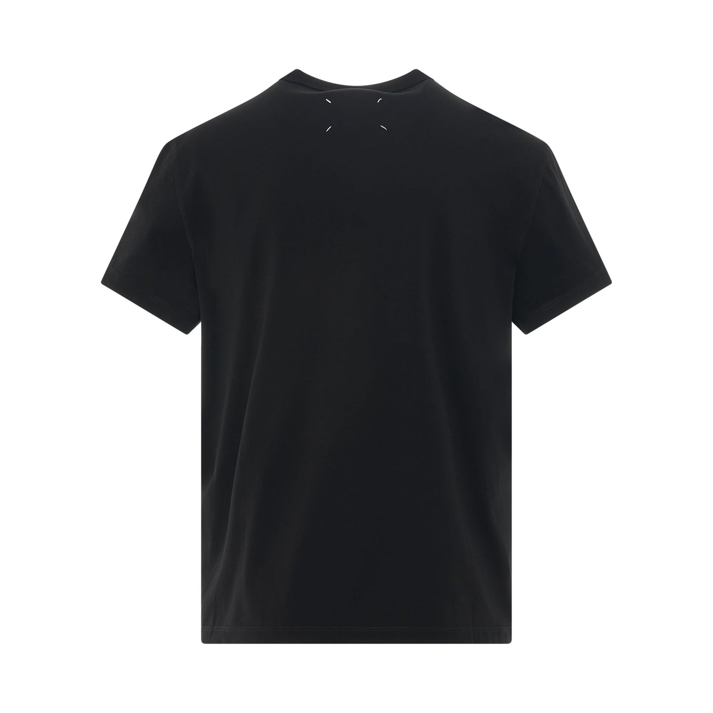 Upside Down Logo T-Shirt in Black