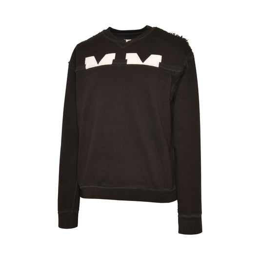 MM Patch Sweatshirt in Black