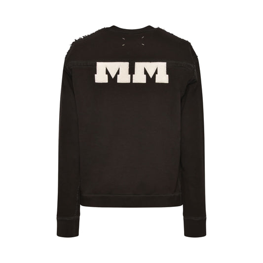 MM Patch Sweatshirt in Black