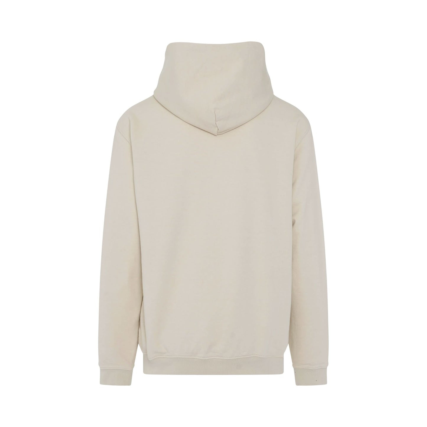 Long Sleeve Cotton Hoodie in Oatmeal