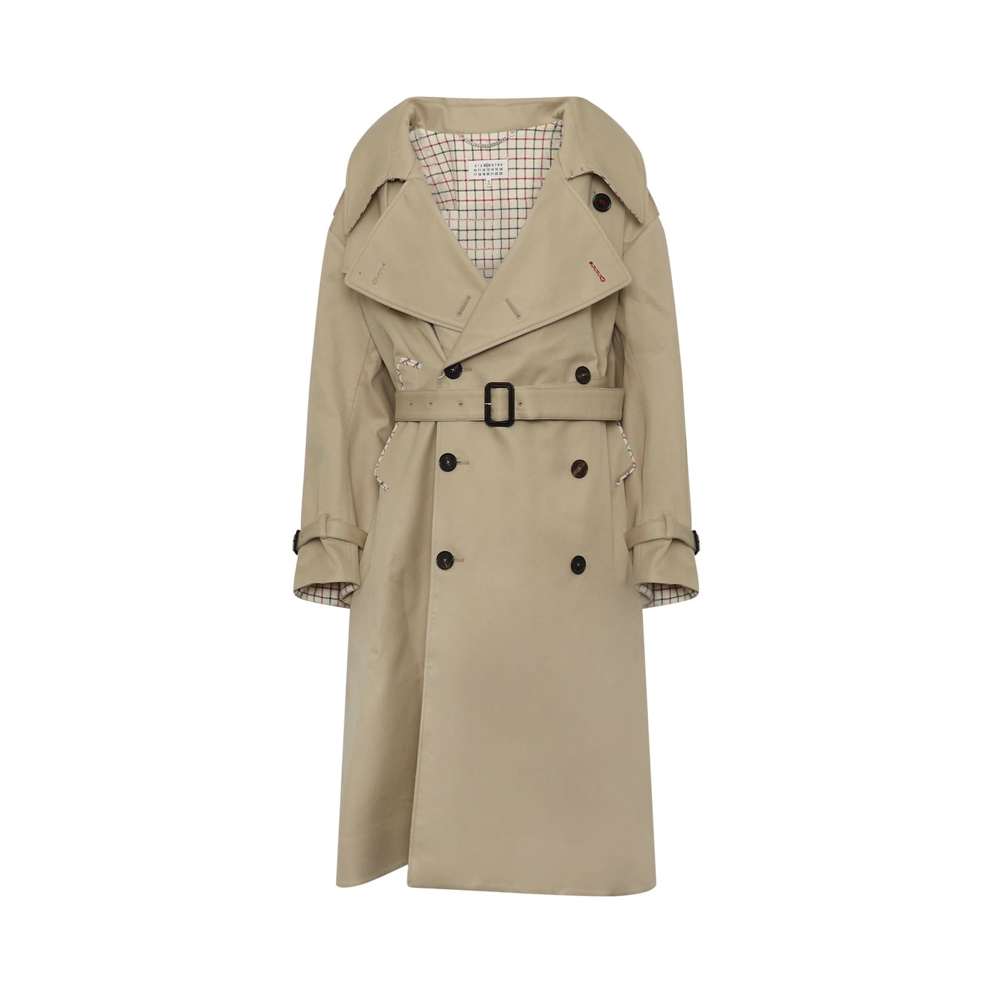 Classic Oversized Trench Coat in Beige