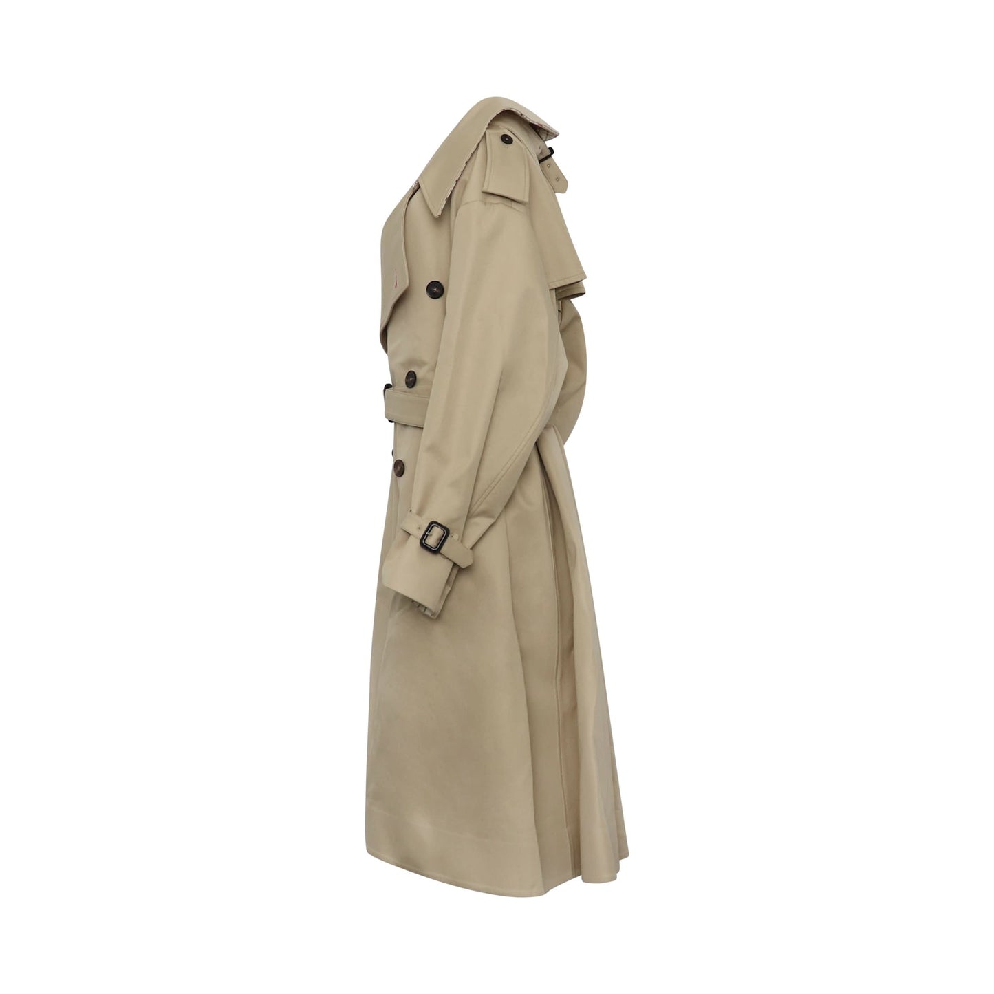 Classic Oversized Trench Coat in Beige