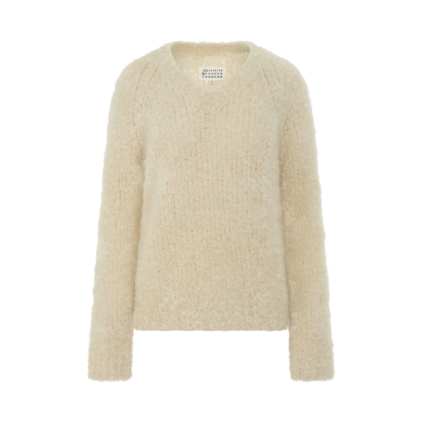 Mohair 
Wool Sweater in Off White