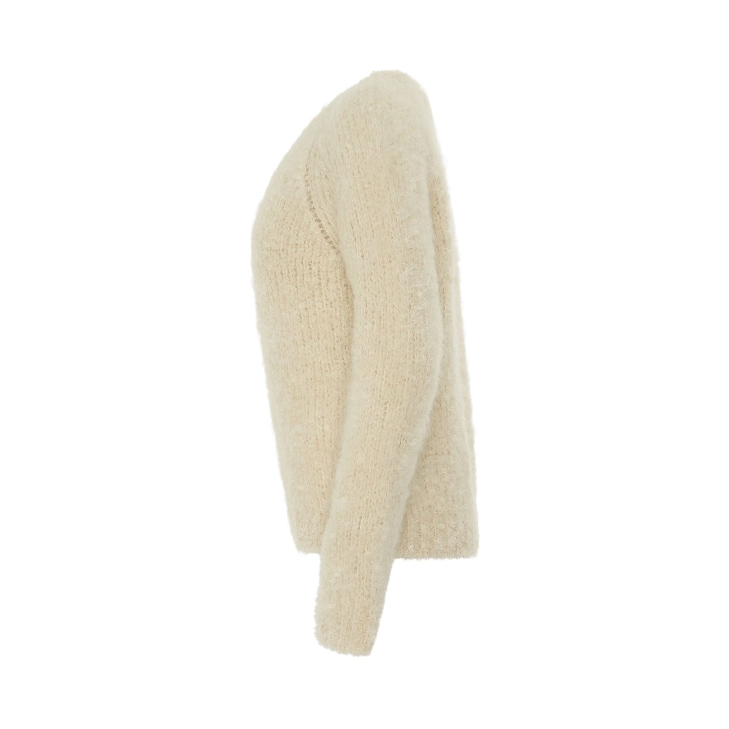 Mohair 
Wool Sweater in Off White