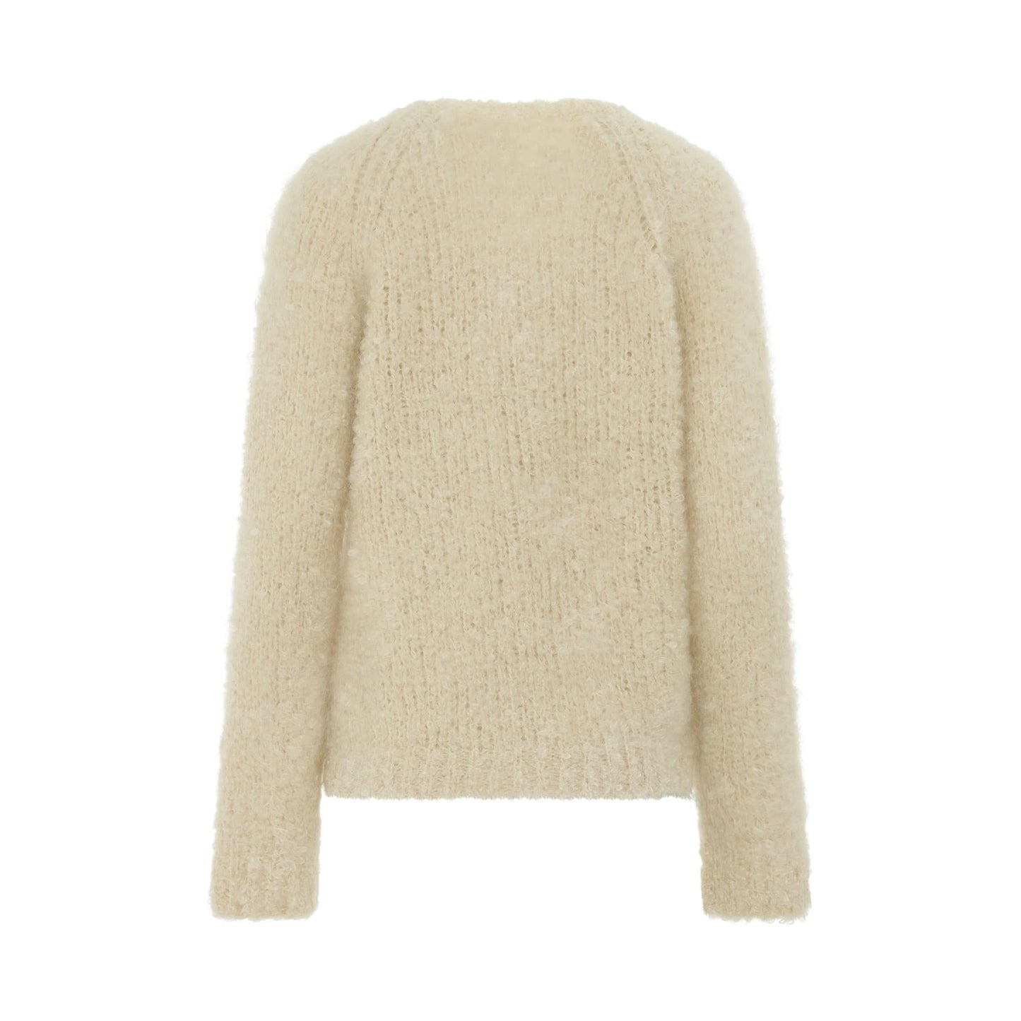 Mohair 
Wool Sweater in Off White