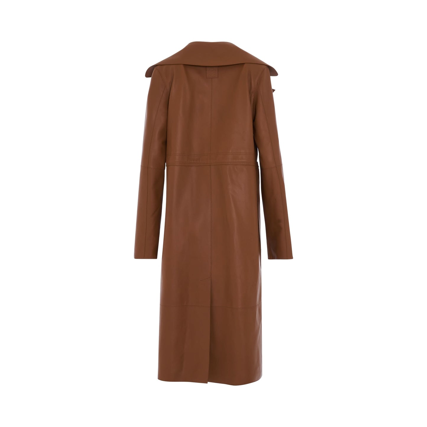 Drawstring Coat in Tan