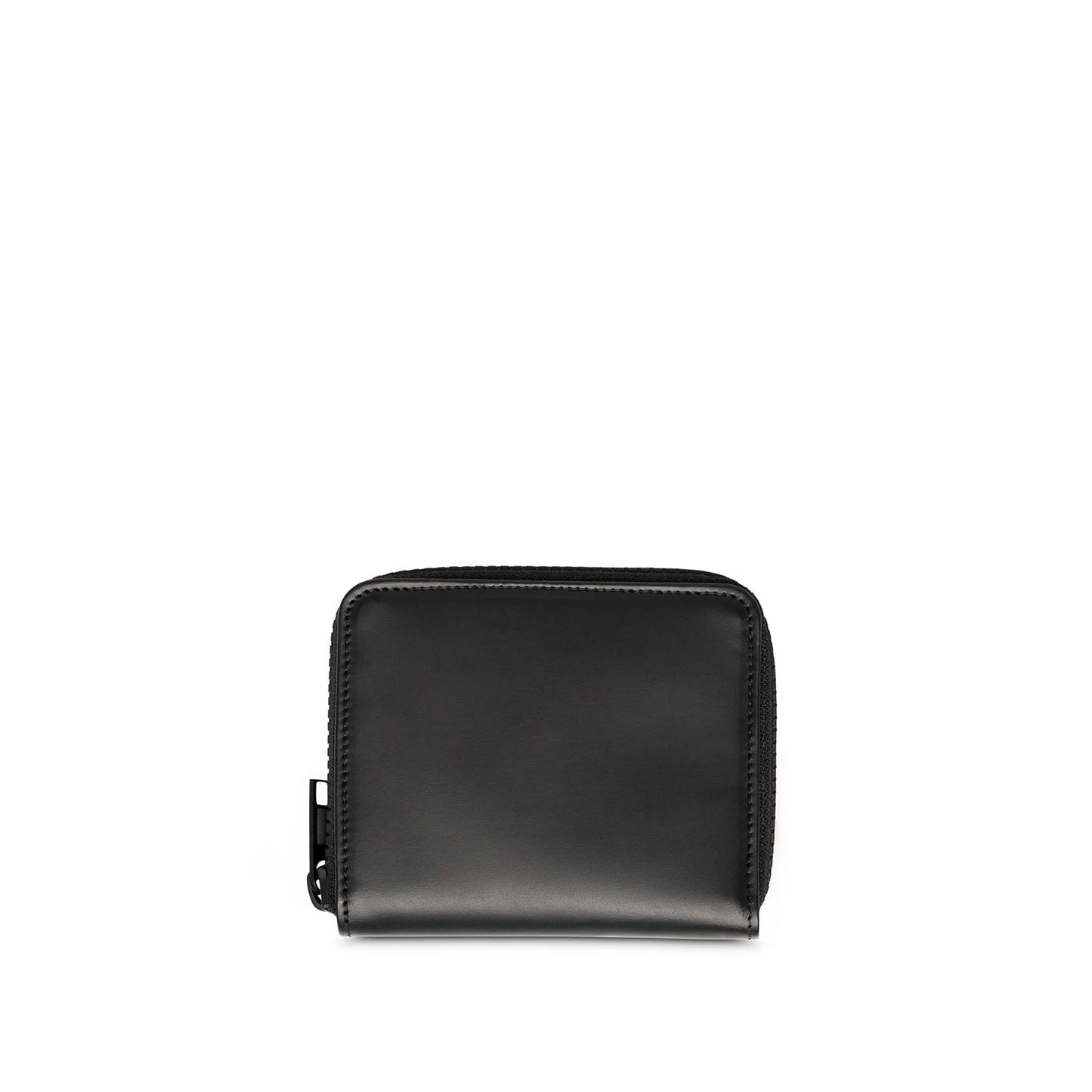 Four Stitch Zip Wallet Black