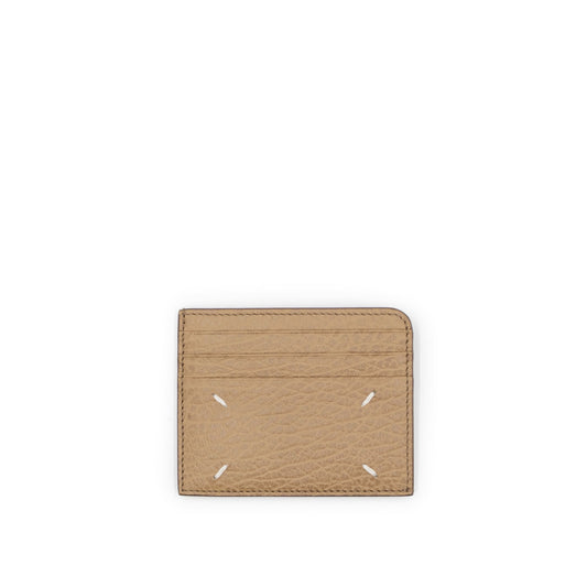 Four Stitch Cardholder in Camel