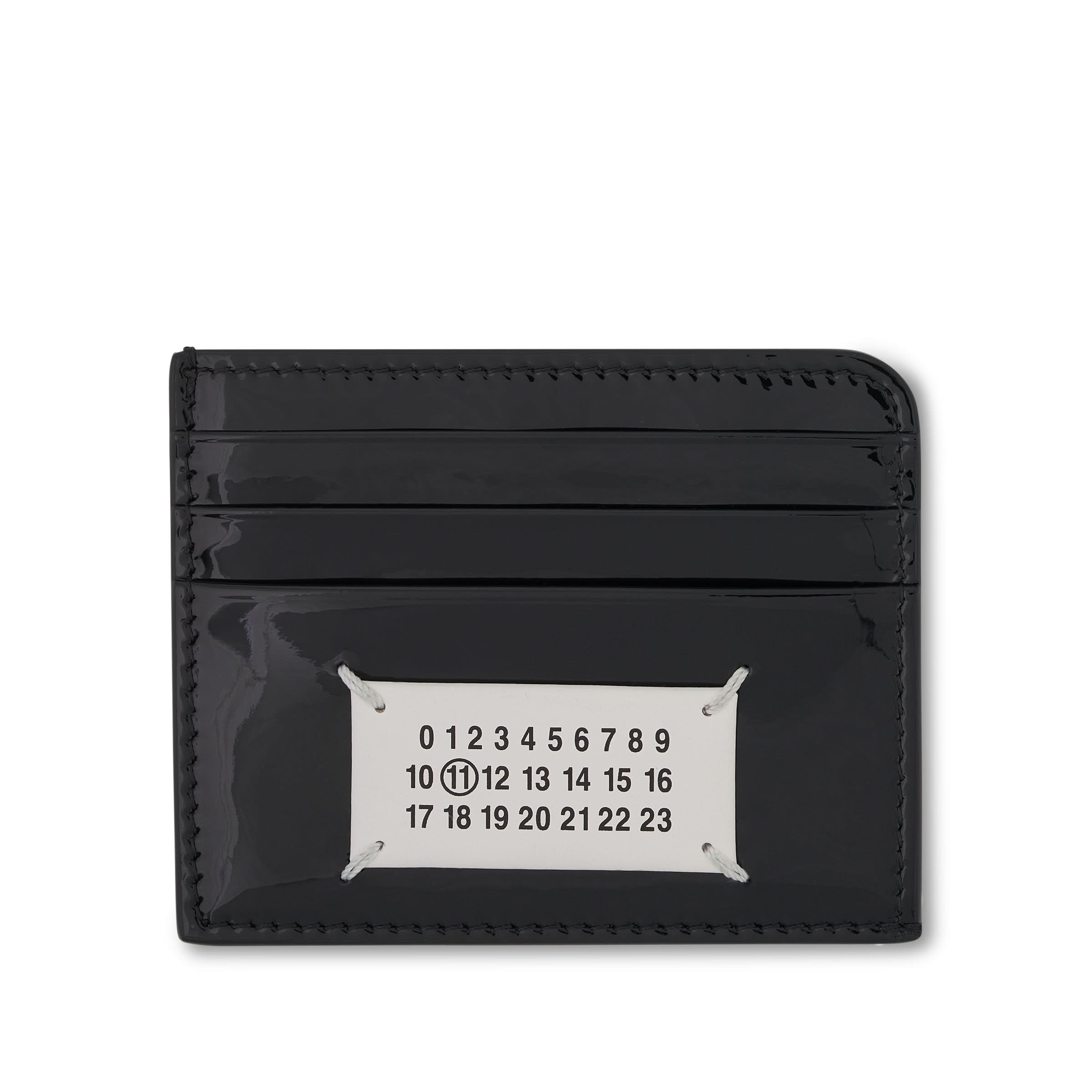 Vernice Logo Cardholder in Black