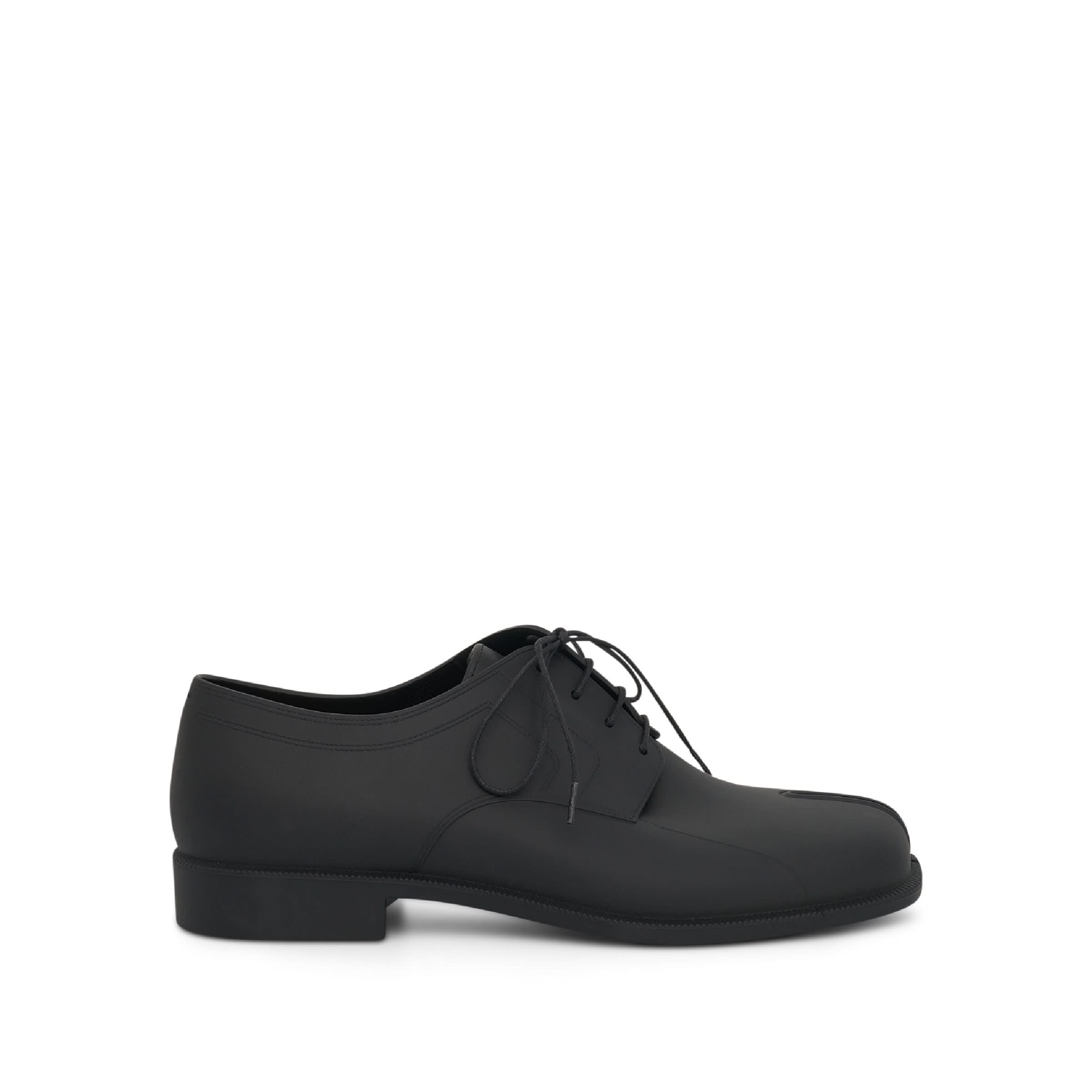 Tabi Rubber Brogues in Black