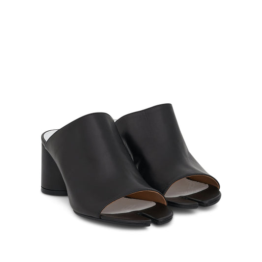 Classic Leather Mule in Black