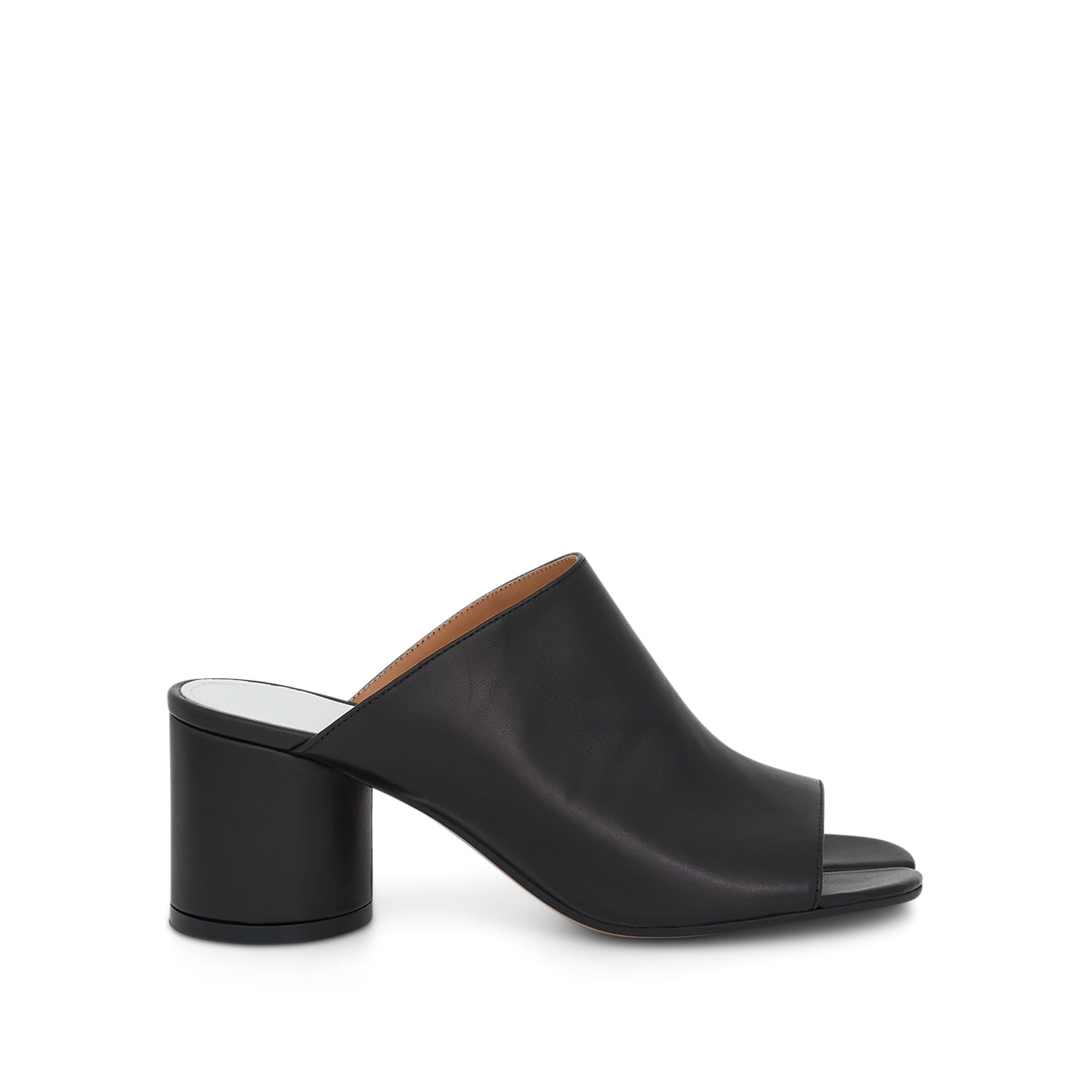 Classic Leather Mule in Black