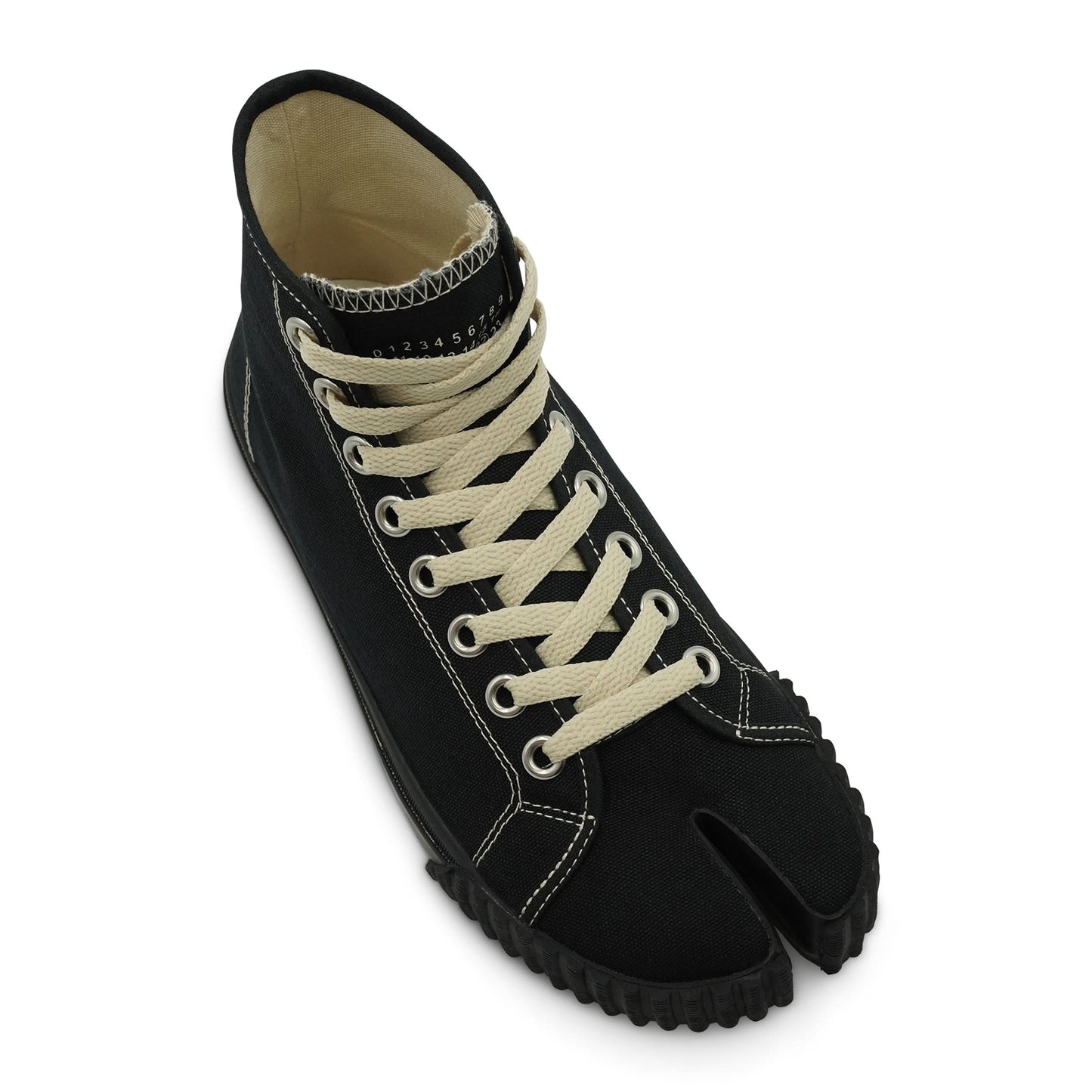 Canvas High Sneaker in Black