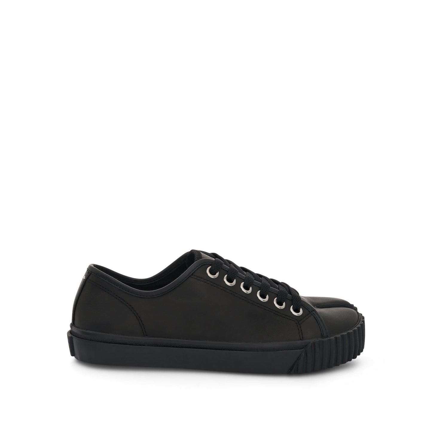 Tabi Leather Sneaker in Black