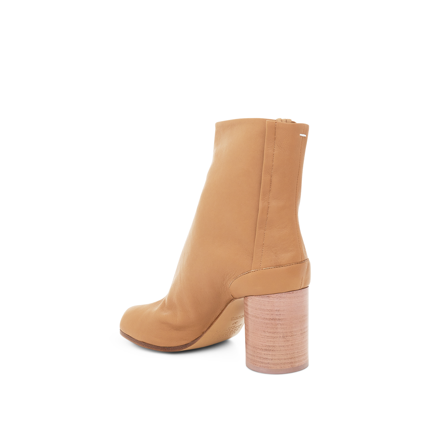 Tabi Ankle Boots 8cm Heel in Nude