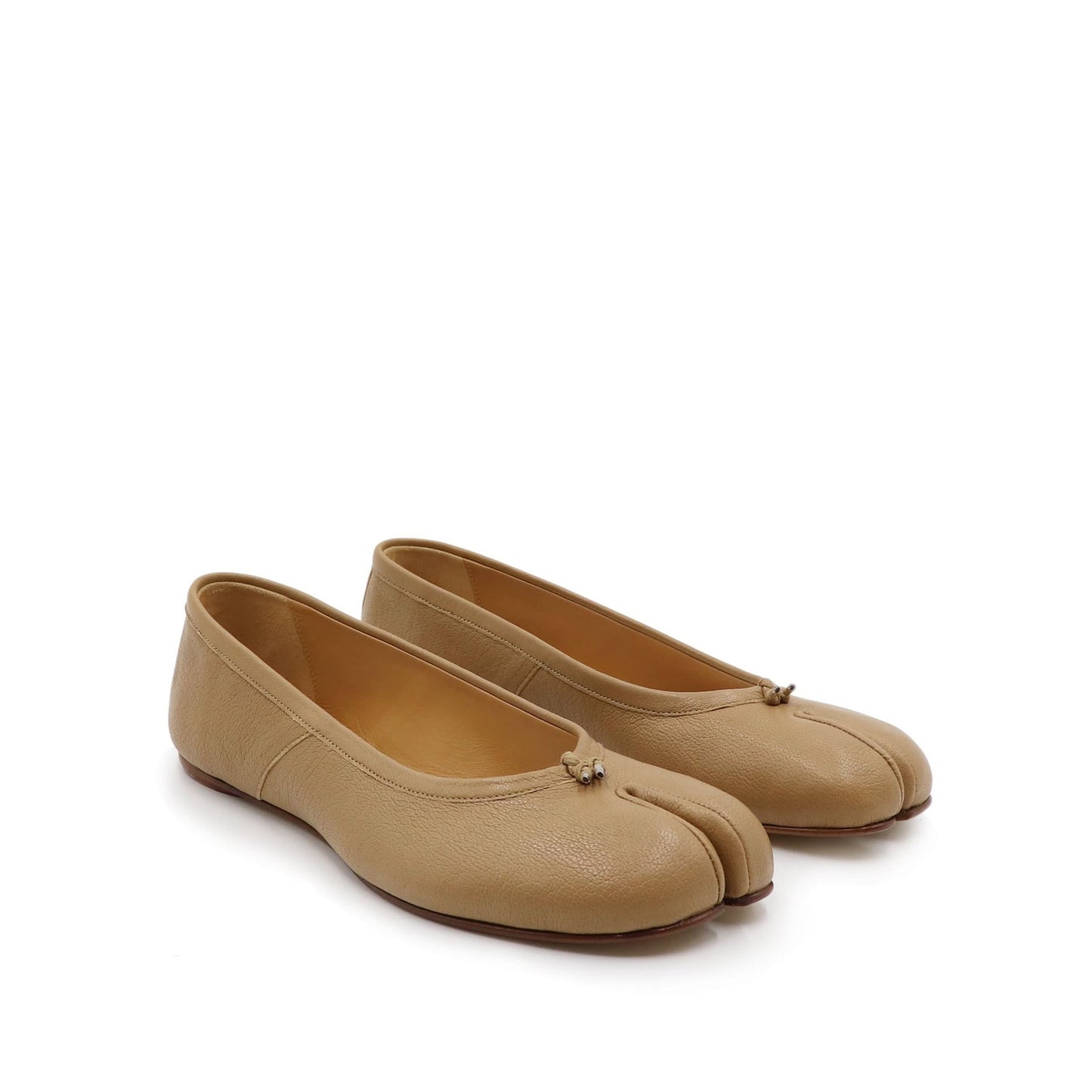 Tabi Ballerina Shoes in Nude