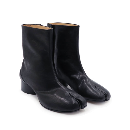 Tabi Ankle Boots 3cm Heel in Black