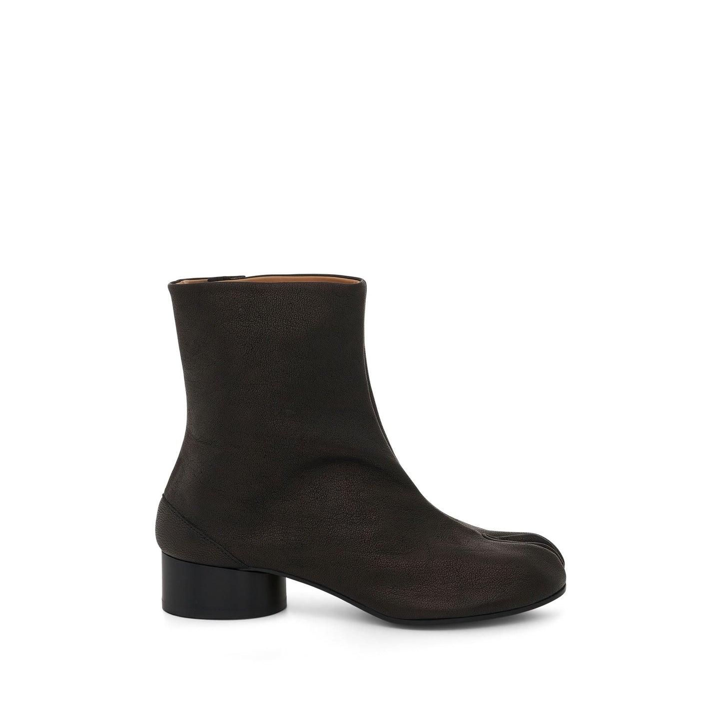 Tabi Ankle Boots 3cm Heel in Black