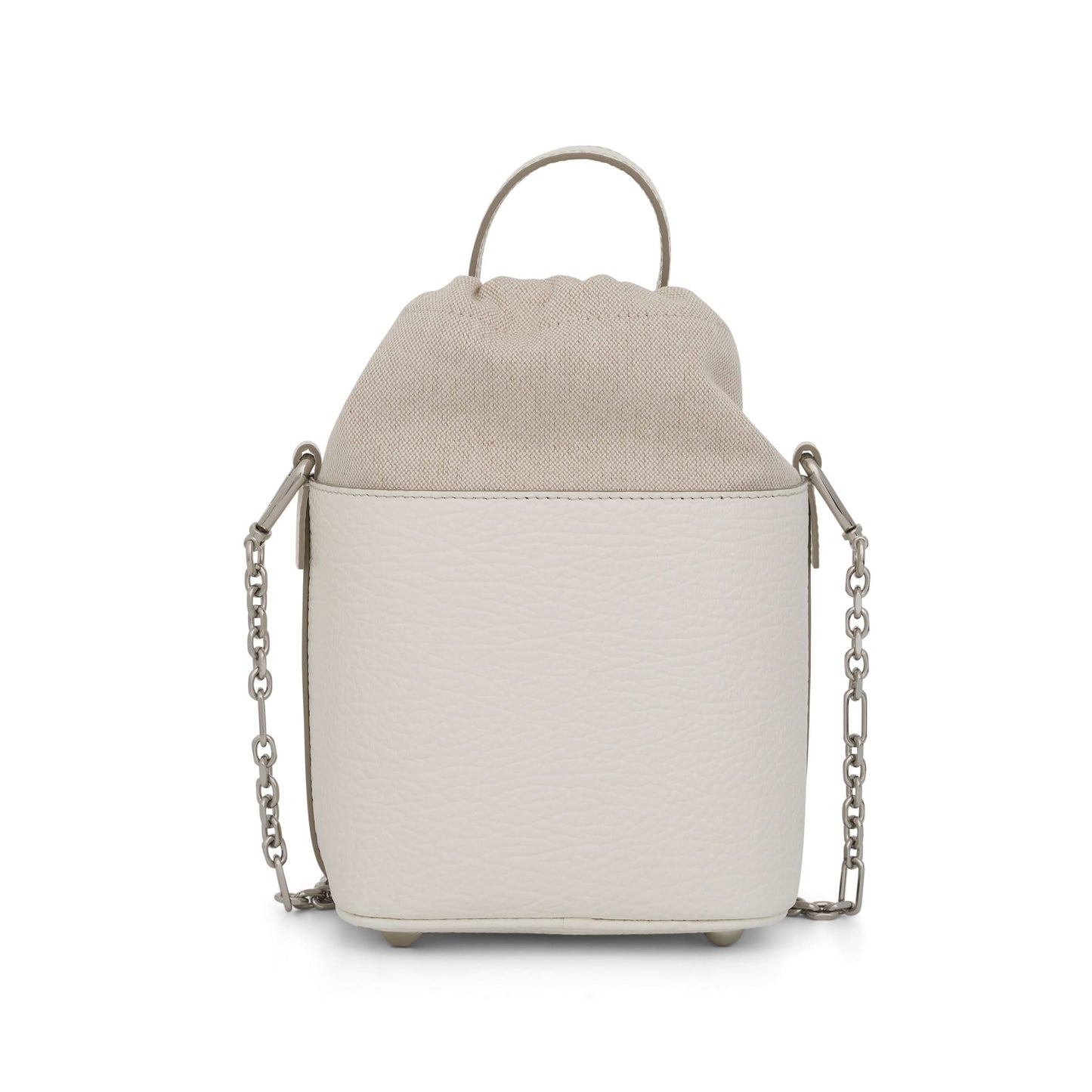 Small 5AC Bucket Bag in White