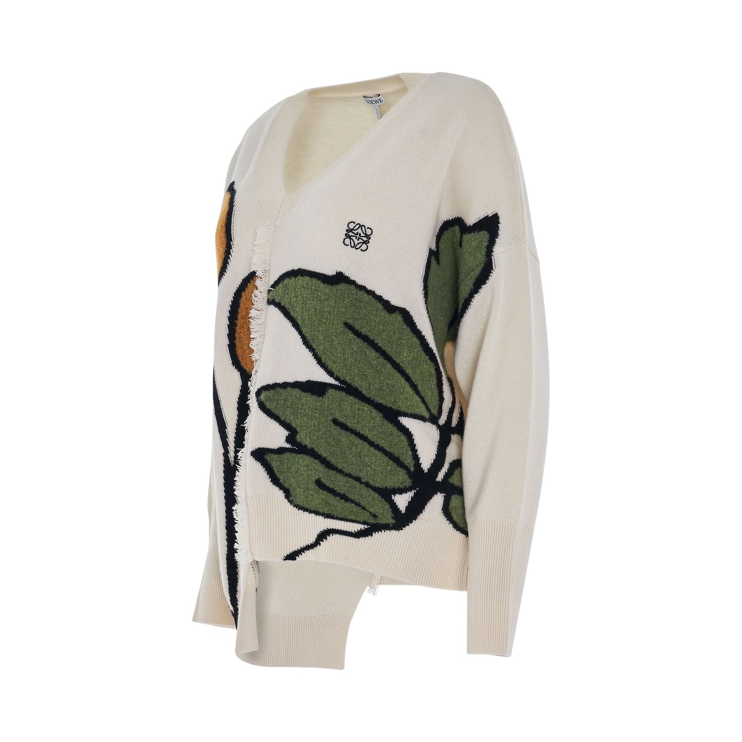 Herbarium Asymmetric Sweater in Ecru