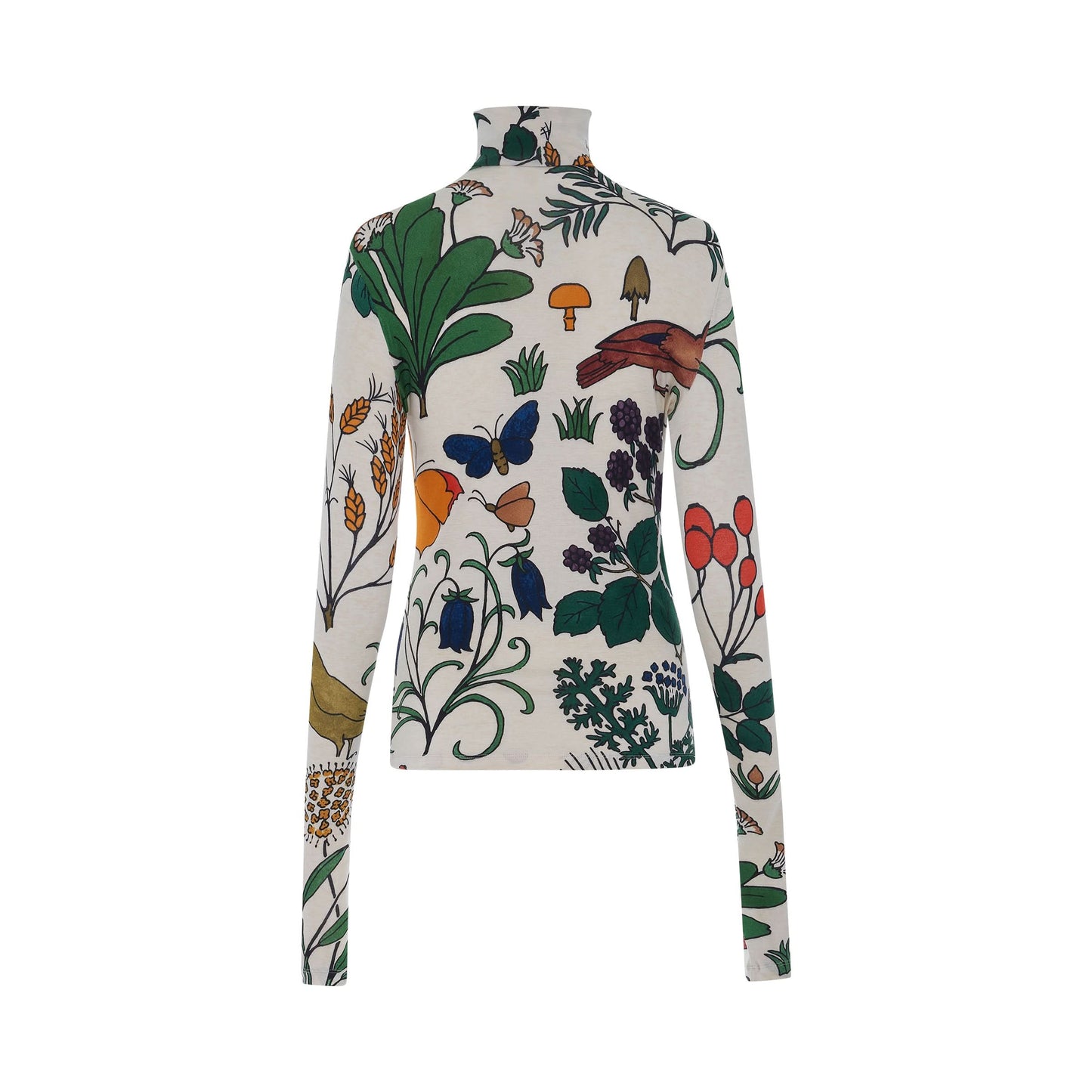 Herbarium High Neck Top in Multicolor