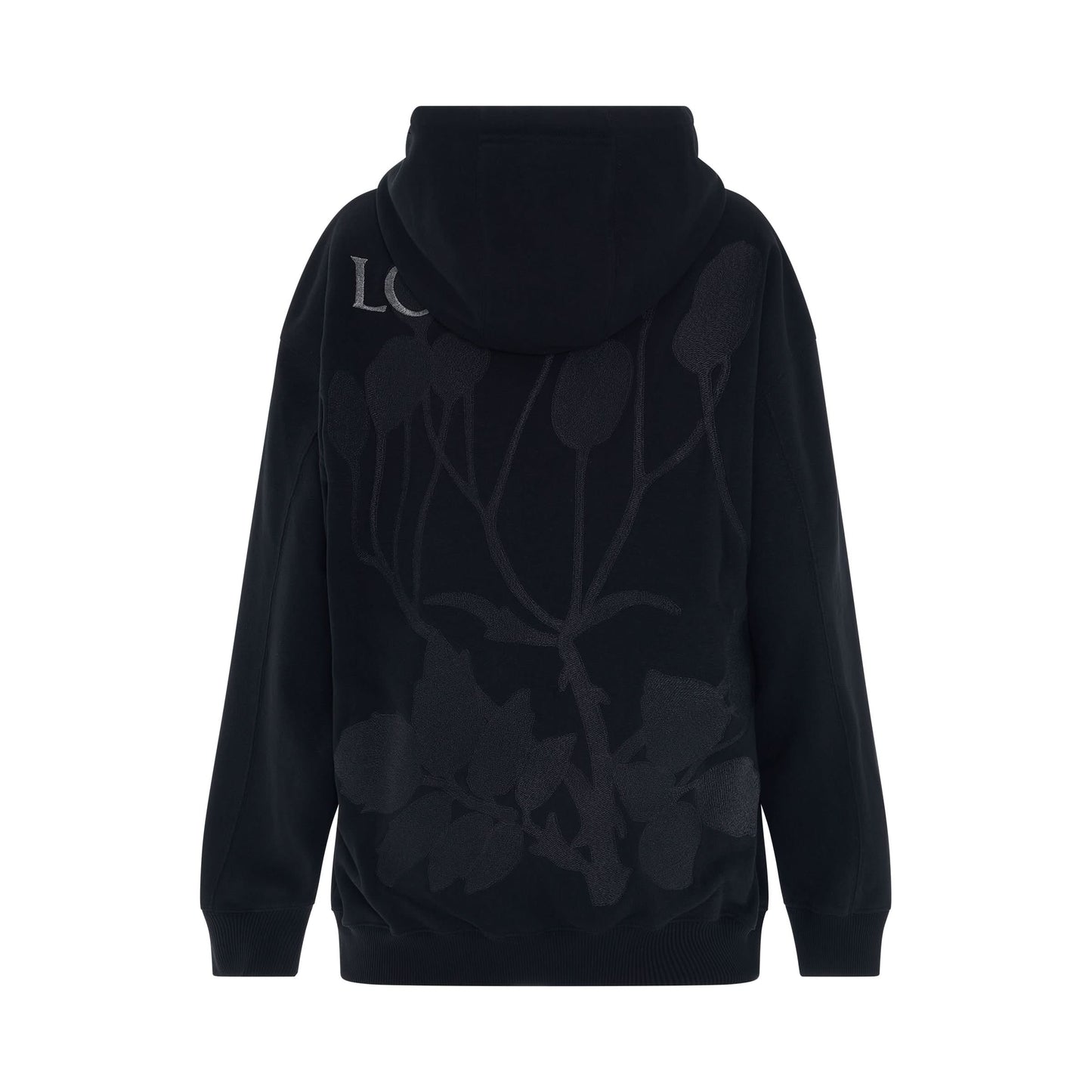 Herbarium Logo Hoodie in Black