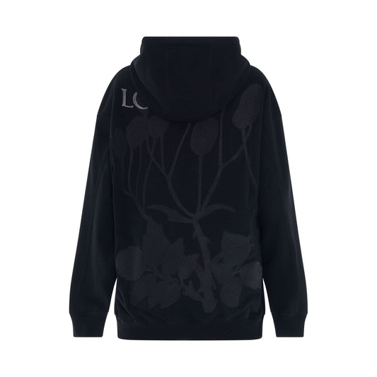 Herbarium Logo Hoodie in Black