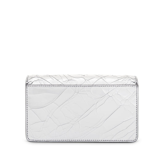 Four Stitches Wallet in Silver/Grey