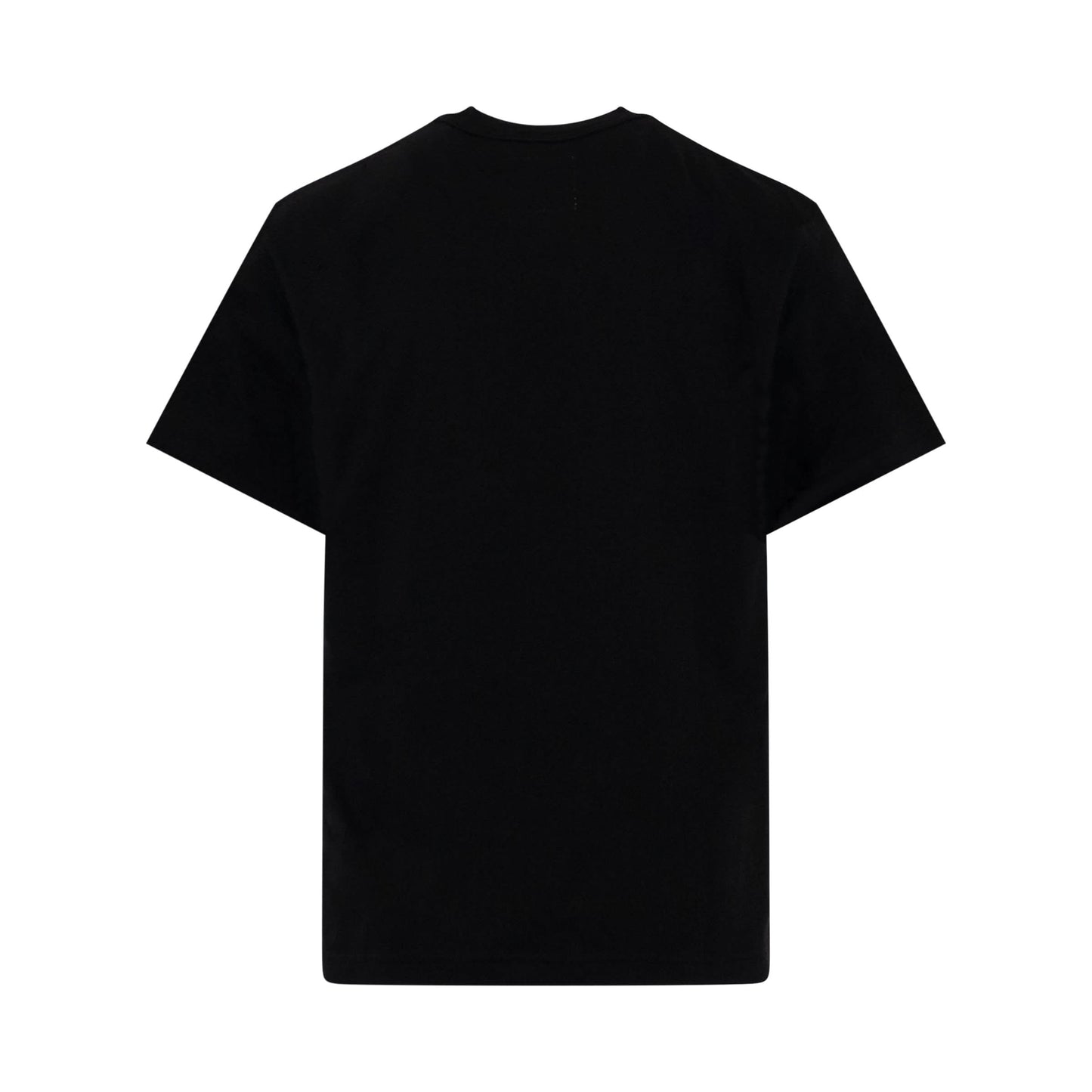 Classic Side Zip T-Shirt in Black