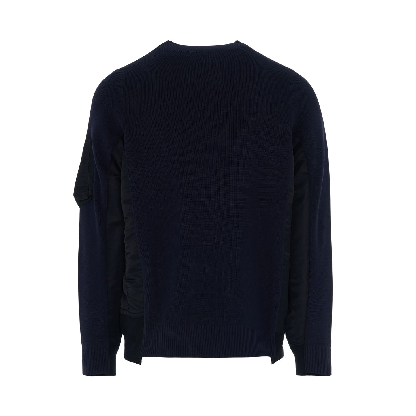 MA-1 
Cotton Knit Pullover in Navy