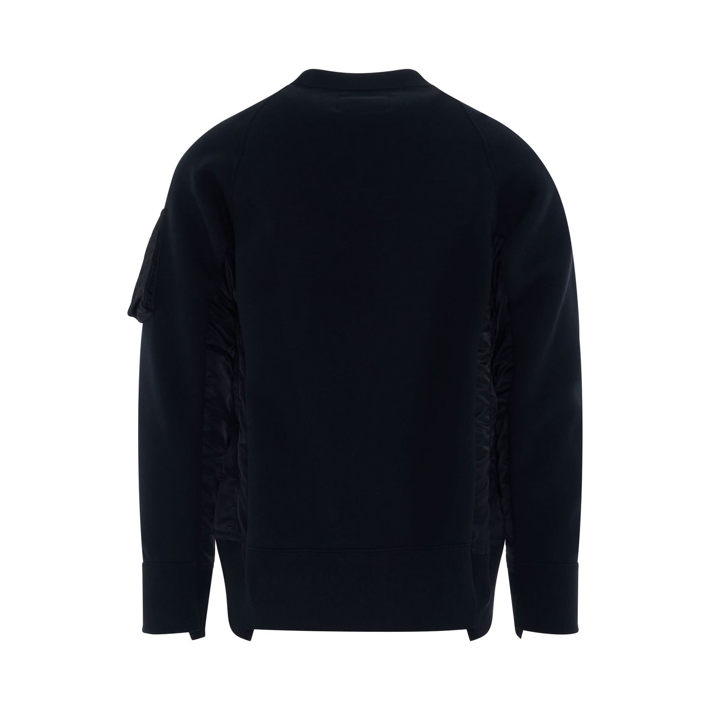 Sponge Sweat 
MA-1 Pullover in Black