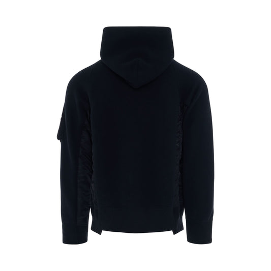 Sponge Sweat 
MA-1 Classic Hoodie in Black