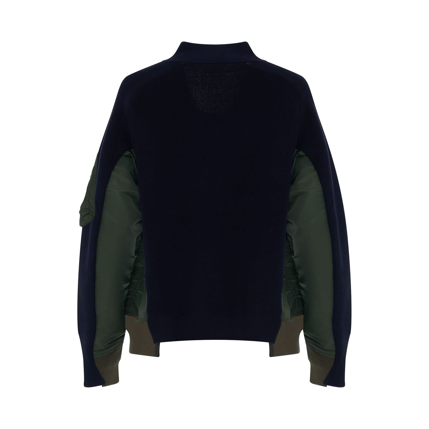 MA-1 Knit Cardigan in Navy